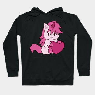 Valentine Unicorn Hoodie